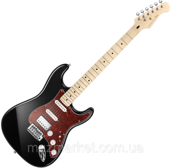 Електрогітара DONNER DST-152 Black - (Комплект) | Зображення 1