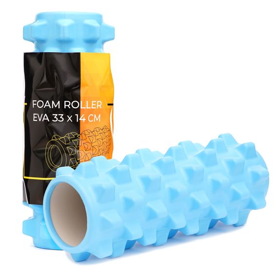 Масажний ролик Cornix EVA 33 x 14 см (валик, ролер) XR-0324 Sky Blue | Зображення 4