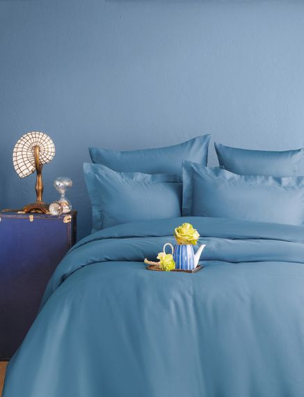 Комплект постельного белья Issimo Simply Satin 200х220 см Sky Blue