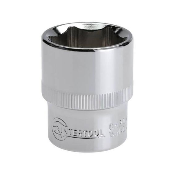 Головка шестигранна STORM 1/2", 24 мм, Cr-V INTERTOOL ET-0024 | Зображення 1