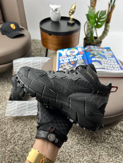 Мужские зимние кроссовки Zig Kinetica 2.5 Edge Black Grey Orange Fur  , Вьетнам 44 28.0 см | Зображення 6