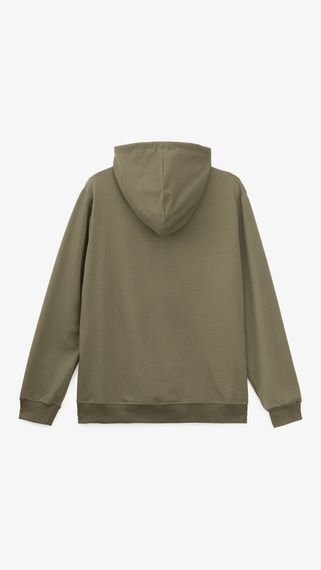 Худі однотонний чоловічий GENUA G01223-0004 XL Хакі shop (2000999473395) | Зображення 3