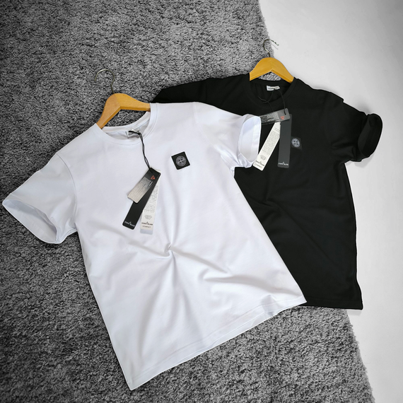 Чоловіча футболка Stone Island біла | Зображення 3