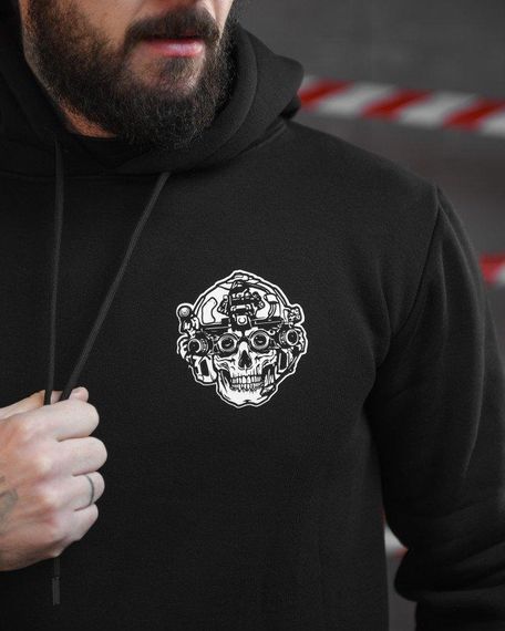 Худі на флісі Girl black ВТ4770 | Зображення 4