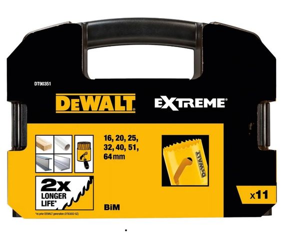 Набір коронок-ціфенборів DeWALT 7 шт DT90351 | Зображення 1