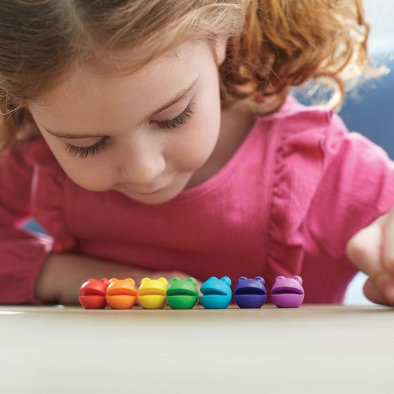 Ігровий набір для навчання рахунку "Веселі жаби Numberblobs" Learning Resources HM94490-UK 120 жабок | Зображення 6