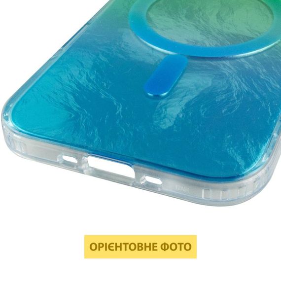 Чехол TPU Shiny Mountain (MagFit) для Apple iPhone 17 Air (6.5") Green / Blue | Зображення 4