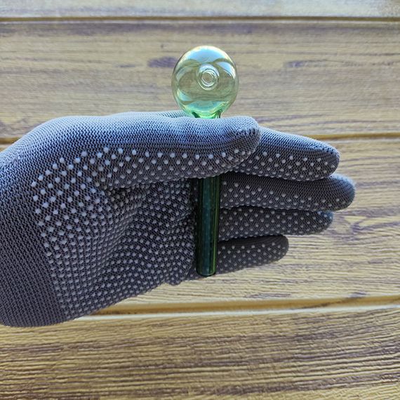Стеклянная трубка Sherlock Nose Oil Green | Зображення 2
