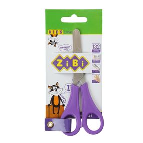 Ножиці дитячі для шульги 132мм, фіолетові, ZB.5018-07 KIDS Line Zibi (4823078932167)