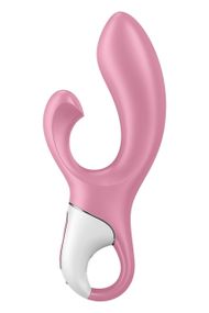 Вибратор кролик Satisfyer Air Pump Bunny 2 с технологией давления воздуха, розовый Sex Aura