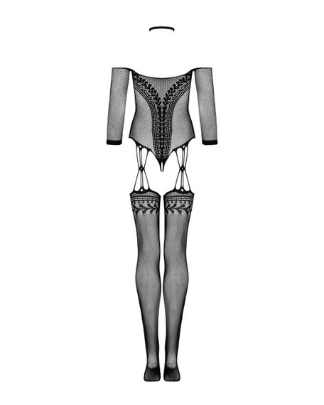 Нейлоновий бодістокінг з імітацією панчіх Obsessive Bodystocking G333 S/M/L, black, з доступом sexstyle | Зображення 3
