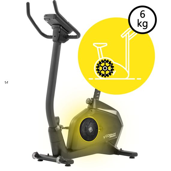 Велотренажер електромагнітний Cornix Amber Black | Зображення 2