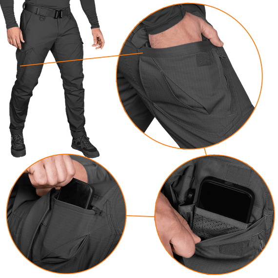 Штани Герць Rip-Stop Stretch Чорні (7940), S | Зображення 3
