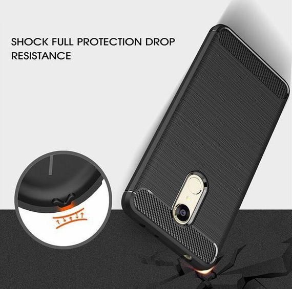 Чохол-накладка Ipaky Slim Anti-fingerprint TPU Case Xiaomi Redmi 5 Black | Зображення 1