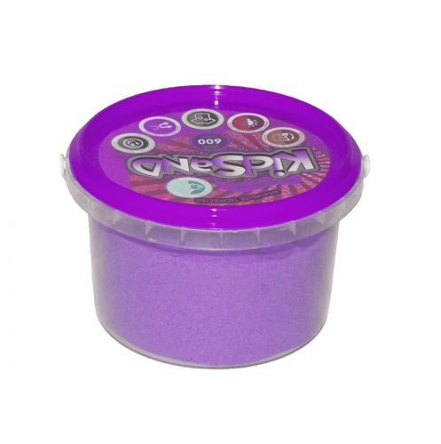 Уцінка. Кінетичний пісок "KidSand", бузковий, 600 г тріснутий