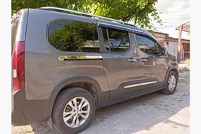 Молдинги здвіжної дверки (2 шт., нерж) для Opel Combo 2019- рр