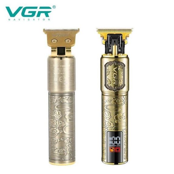Машинка для стрижки волосся VGR V-073 акумуляторний бездротовий триммер для бороди VT-303 та вусів | Зображення 9