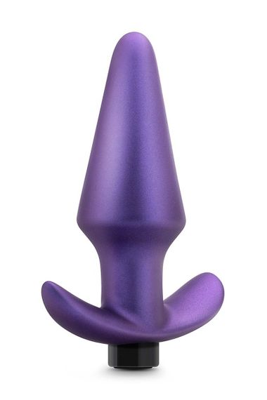 Анальна пробка з вібрацією Anal Adventures Blush, силіконова, фіолетова, 12.7 х 3.8 см sexstyle | Зображення 1