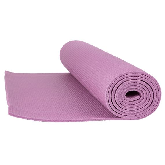 Коврик для йоги и фитнеса Паверплей 4010 PVC Yoga Mat Розовый (173x61x0.6) | Зображення 5