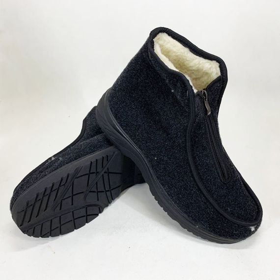 Хутряні бурки 41р, Зручні робочі чоботи, Черевики робочі полегшені Черевики на хутрі CW-14 | Зображення 9