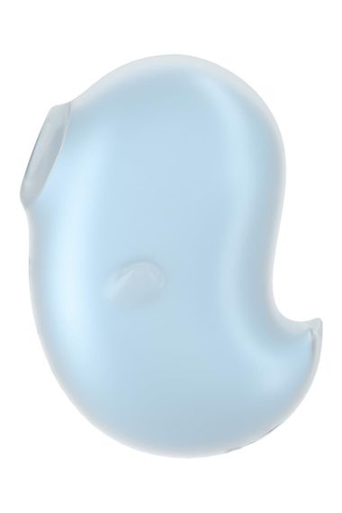 Вибратор вакуумный стимулятор Satisfyer Cutie Ghost, голубой, 9.1 см Sex Aura | Зображення 3