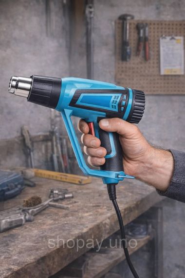 Фен промисловий Hot Air Gun 1600W 4 насадки X512 | Зображення 2