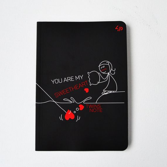 Блокнот 4Profi  "Twins series" sweetheart 40 арк. формат А6 904303