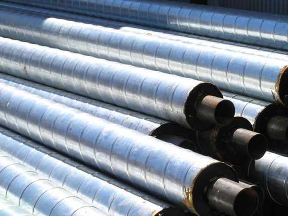 Труба стальная в СПИРО (SPIRO) оболочке 76/140 мм (наружная теплотрасса) | Зображення 3