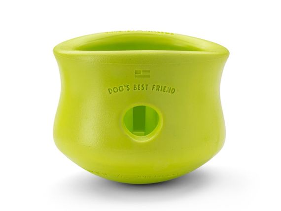 Игрушка для собак West Paw Toppl Dog Toy зеленая, 12 см