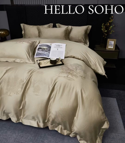 Комплект постільної білизни Soho Євро Boutique 200х230 см Tree Beige