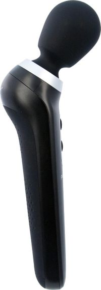 Мощный вибромассажер PalmPower Extreme - Black, 7 режимов, гибкая головка, перезаряжаемый Sex Aura | Зображення 1