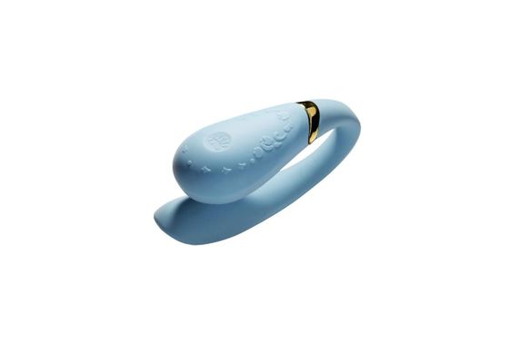 Смартвібратор для пар Zalo Fanfan set Royal Blue, пульт ДК Sex Aura | Зображення 1
