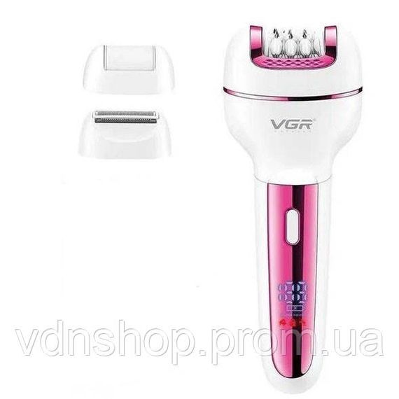 Жіночий багатофункціональний епілятор з насадками, Пілінг для педикюру для ніг Епілятор зони пахв LT-38 | Зображення 2