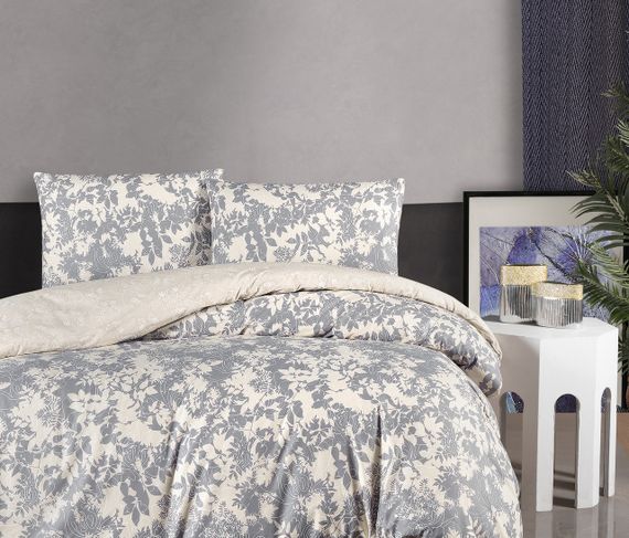 Постільна білизна First Choice Homesko Ranforse 200 х 220 см Colin Grey