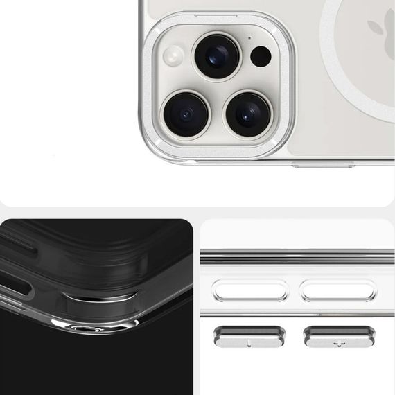 Чохол TPU Space Case Apex with MagSafe для Apple iPhone 13 Pro / 14 Pro (6.1") Silver | Зображення 3