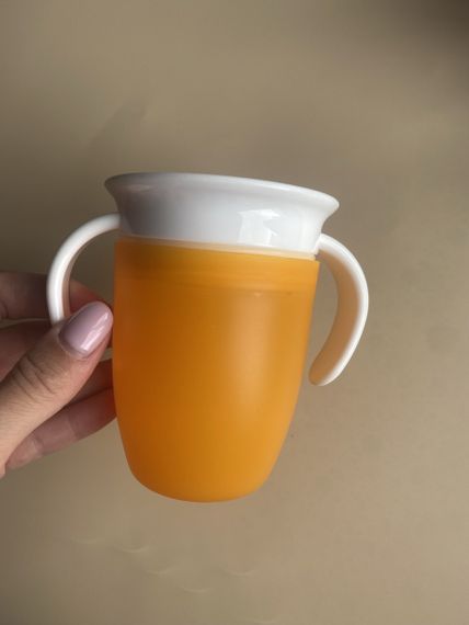 Чашка непроливайка дитяча 360 220мл Помаранчевий | Зображення 4