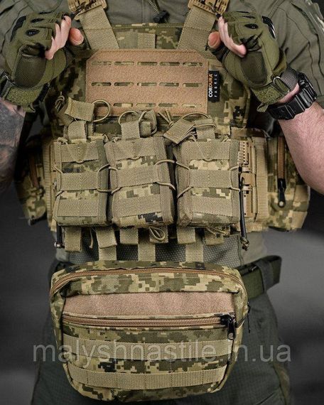 Плитоноска 4 точки быстрый сброс  RONIN  пиксель ДЛ6352 | Зображення 4