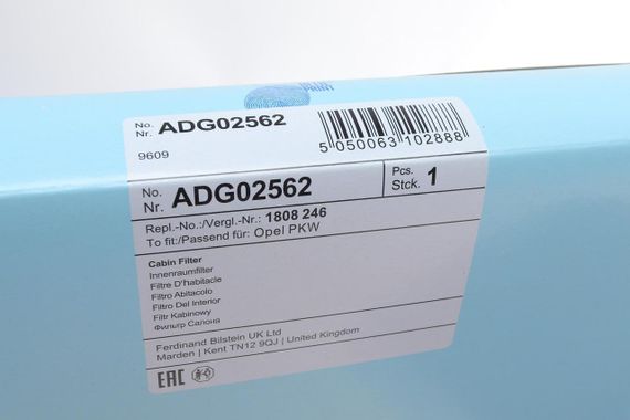 Фільтр салону Chevrolet Aveo T300 11- Opel Astra J 09-15 вугільний  ADG02562 | Зображення 3