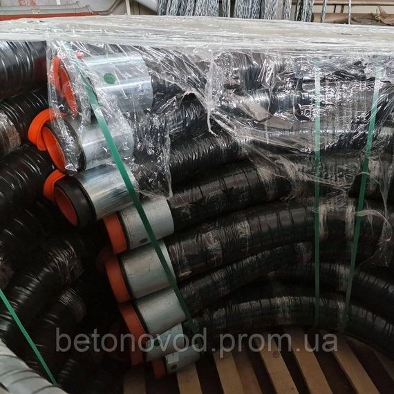 Шланг для подачі бетону DN100мм, L-10000мм, 2 фланці SK4,5″ | Зображення 1