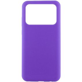 Чехол Silicone Cover Lakshmi (AAA) для Xiaomi Poco X6 Pro Фиолетовый / Amethyst