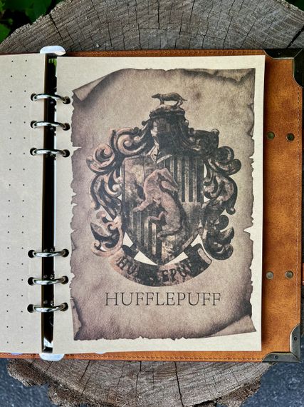 Блокнот Harry Potter “Hogwarts Binder” — магічний щоденник із кільцями, 4 факультети (A5) | Зображення 5