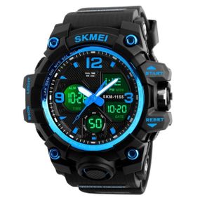Skmei Чоловічий водостійкий спортивний тактичний годинник Skmei Hamlet Blue 1155B