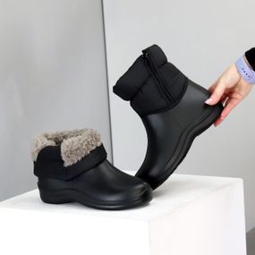 Черные ботинки для непогоды сезон зима доступная цена 37