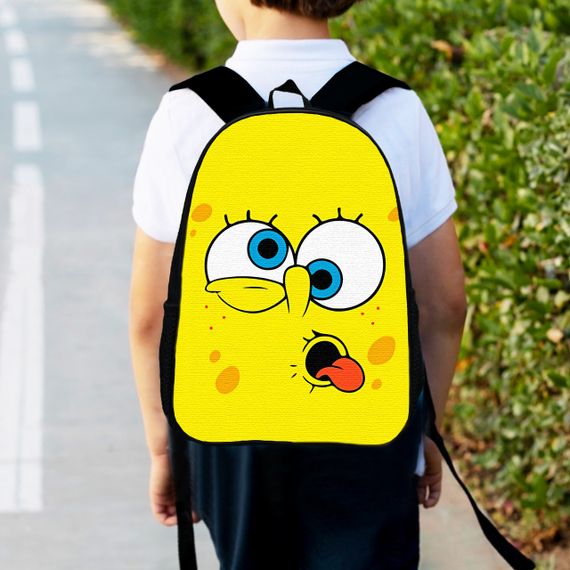 Рюкзак дитячий Губка Боб  34х27см, міський ранець для хлопчика (00510)