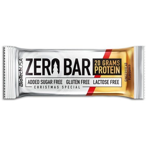 Протеиновый батончик BioTechUSA ZERO Bar 50 g Apple Pie | Зображення 1