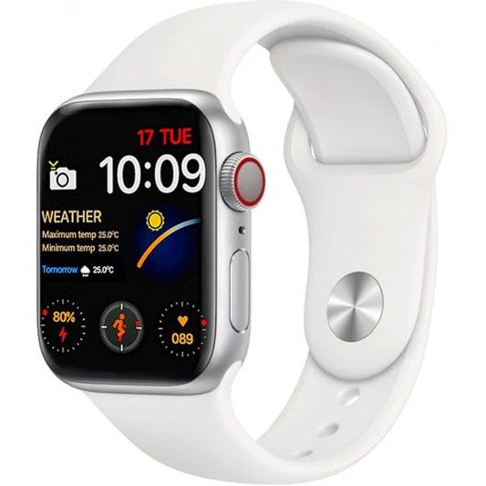 Умные смарт часы Smart Watch I7 PRO MAX с голосовым вызовом тонометр пульсометр оксиметр. KY-185 Цвет: белый