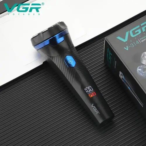 Электробритва VGR V-314 для мужчин, роторная для влажного и сухого бритья, машинка мужская для бритья | Зображення 4
