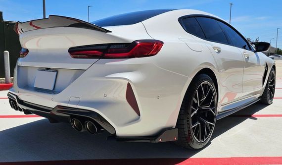 Накладка на передній бампер Сухий карбон (для F93) для BMW 8 cерія G14/G15/G16 2018- рр | Зображення 3