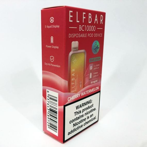 Elf Bar BC10000 смак Вишня Кавун (Cherry Watermelon) (ws25661-4) | Зображення 7