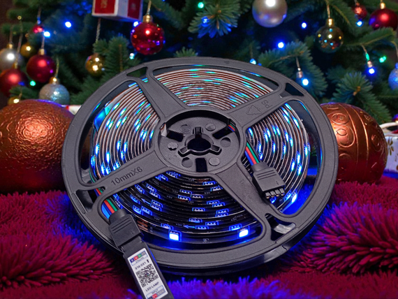 LED гірлянда 5 м із пультом керування, RGB | Зображення 2